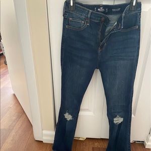 Hollister 3R Dark Ripped High-Rise Super Skinny